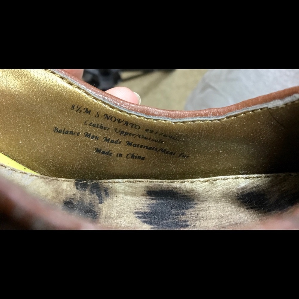 Sam Edelman S. Novato Cheetah Platform Slingback Heels - Picture 15 of 16